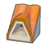 Dormered brick roof