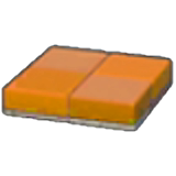 Flat brick roof