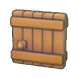 Large wooden door