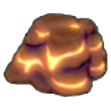 Molten rock