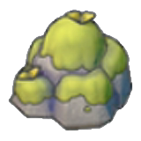 Mossy boulder