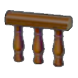 Wooden handrail